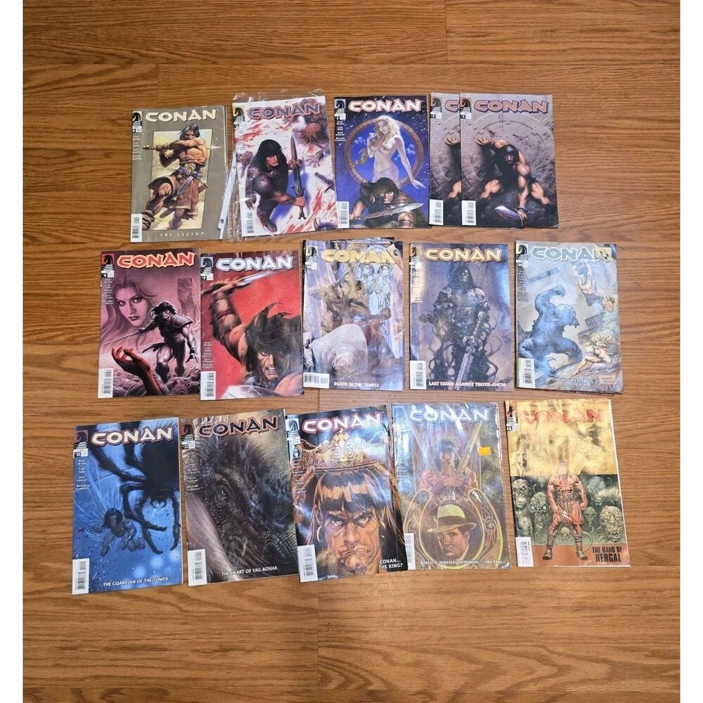 Lot Of 15 Conan Dark Horse Comics Used Condi 0/1/2/5/6/7/10/14/18/21/22/27/28/47